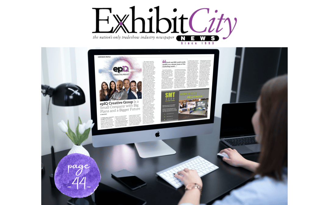 epIQ Featured in ExhibitCity News Magazine!